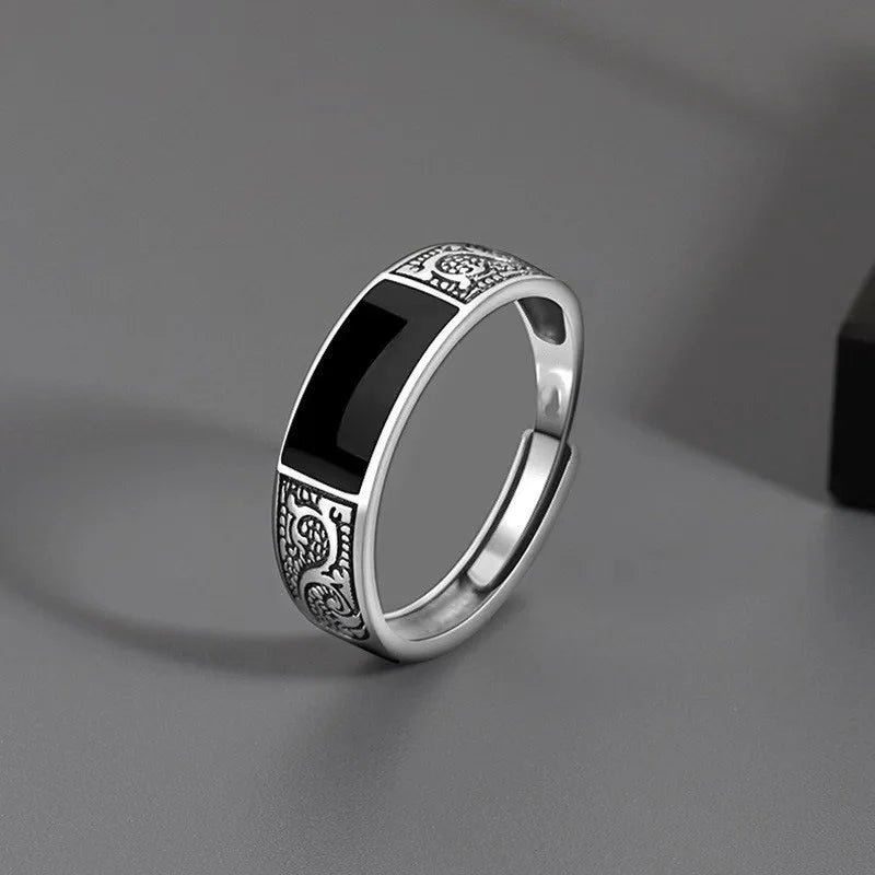 New 925 Sterling Silver Ring Vintage for Women mens Wedding Jewelry Engagement Charm Party fashion Gift High Quality
