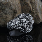 Gothic Skull Ring — 925 Silver