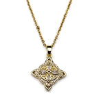 Celtic Gold Pendant Necklace