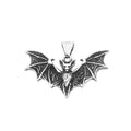 Gothic Bat Steel Pendant Necklace Punk Biker Animal