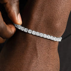 Tennis Bracelet Stainless Steel Moissanite 2/3/4/5MM