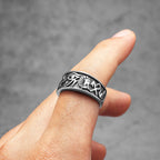 Egypt Pharaoh Eye Ring — Stainless Steel