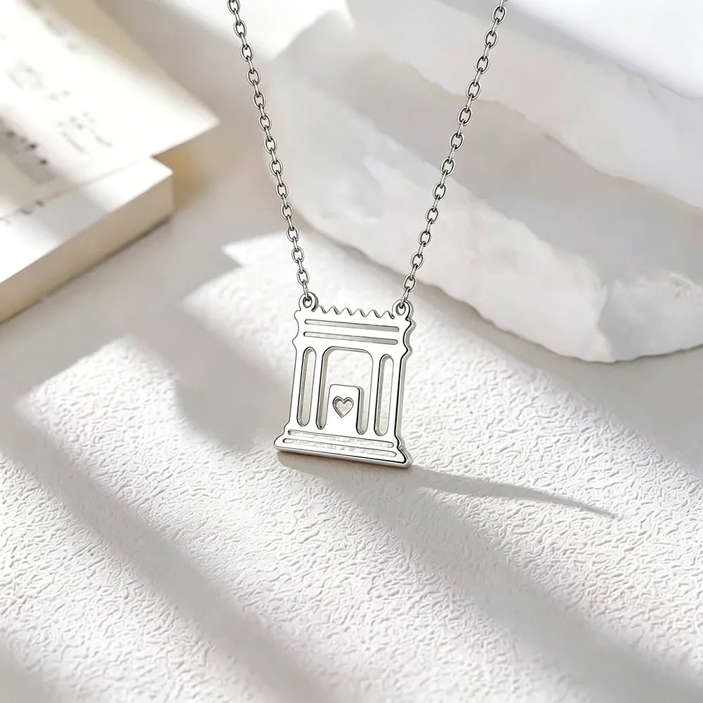 Jerusalem Temple Pendant Necklace — Jewish