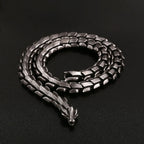 2025 Nordic Viking Men's Keel Titanium Steel Necklace Domineering Personality Punk Style Stainless Steel Necklace