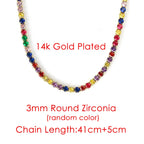 Iced Out Tennis Choker — Stainless Steel