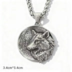 Steel Pendant 316L Animal Turtle Punk Style