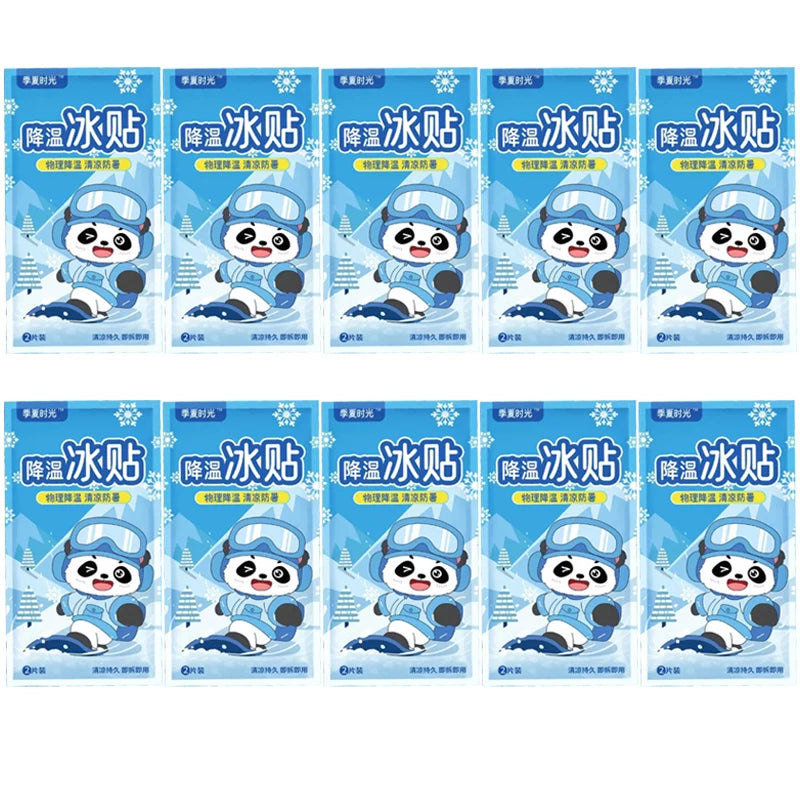 Summer cooling ice patches, cooling and refreshing ice stickers, easy to carry, skincare tools, body care, cooling