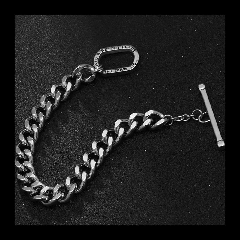 Emperor Chain Bracelet — Silver Stainless