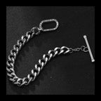 Emperor Chain Bracelet — Silver Stainless