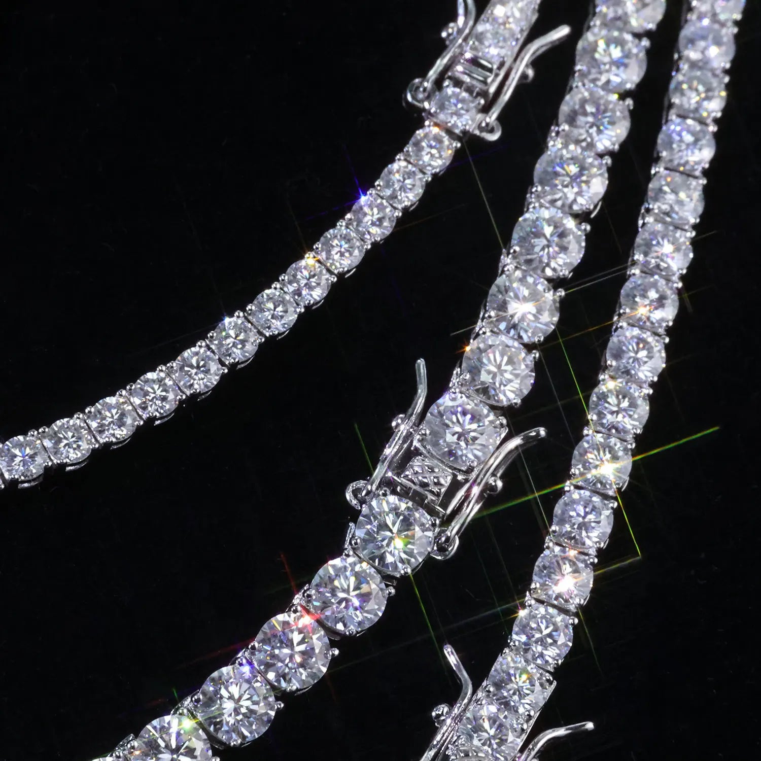 Silver 925 VVS Moissanite Tennis Bracelet 2/3/4/5MM