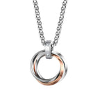 Round Ring Pendant Necklace — Stainless Steel