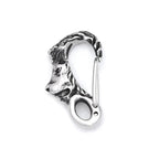 Lion Head Keychain — Stainless Steel