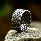 Viking Celtic Knot Band Ring — Stainless Steel