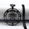 Astaroth Sigil Gold Pendant Necklace — Stainless Steel