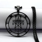 Astaroth Sigil Gold Pendant Necklace — Stainless Steel