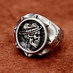 Mexican Skull Ring — Stainless Steel Vintage