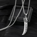 Wolf Steel Pendant Ethnic Style Retro Tooth Trend