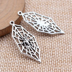 Boho Spider Web Charms Pendant Female Jewelry Bulk Cheapest Items