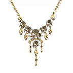 New Model Vintage Pirate Skull Statement Necklace for Women Gothic Punk Skeleton Choker Necklace Collier Femme Bijoux
