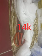 Gold Cuban Chain Necklace 10/12/22MM Brass