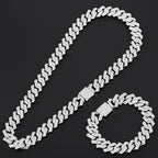 Iced Out Cuban Chain Set — 16mm