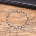 Byzantine Retro Chain Bracelet 4mm — Stainless Steel