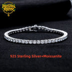 Iced Out Tennis Bracelet 3mm — 925 Silver