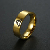 Minimalist All-Seeing Eye Ring — Stainless Steel