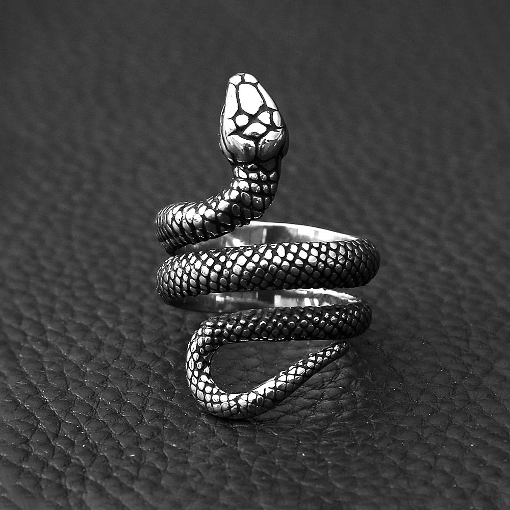 Snake Ring — Stainless Steel