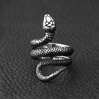 Snake Ring — Stainless Steel