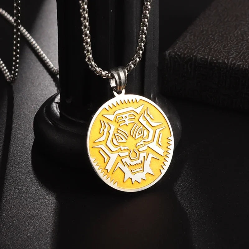 Quality Fashionable Medal Necklace Pendant Pirate Ship Compass Personality Men's Necklace Pendant Hip Hop Jewelry Trend
