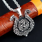 Viking Dragon Pendant — 925 Silver