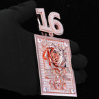 Iced Out Name Number Pendant 3D CZ
