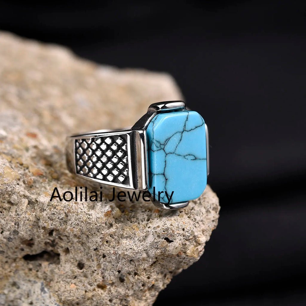 R3351 Men's High Quality Stainless Steel Multiple Color Styles Onyx Rings Jewelry Professional Factory Made
