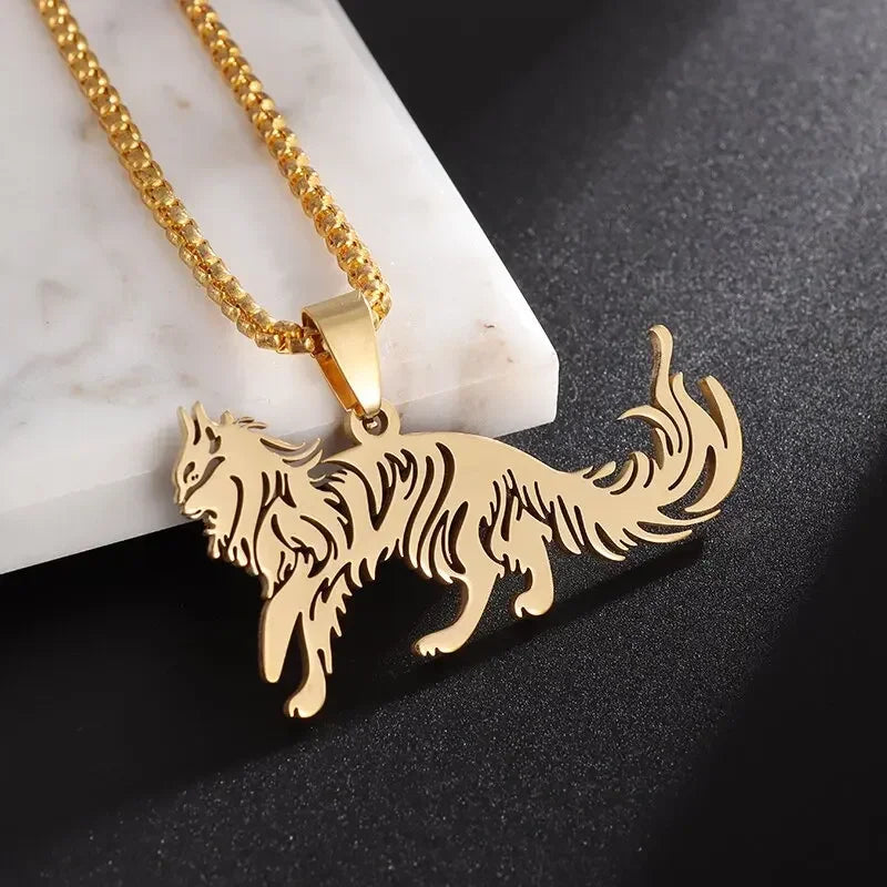 High Quality Fashion Creative Tiger Head Domineering Pendant Mature Man Personality Beast Zodiac Necklace Birthday Gift