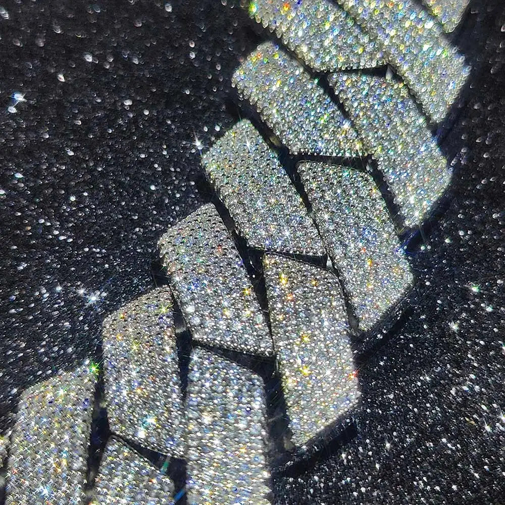 Gold Cuban Bracelet Iced Out 25MM Statement