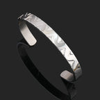 Luxury Open Cuff Hip Hop Stainless Steel Triangle Man Bangles Golden Women Bracelets Jewelry Couple Gift