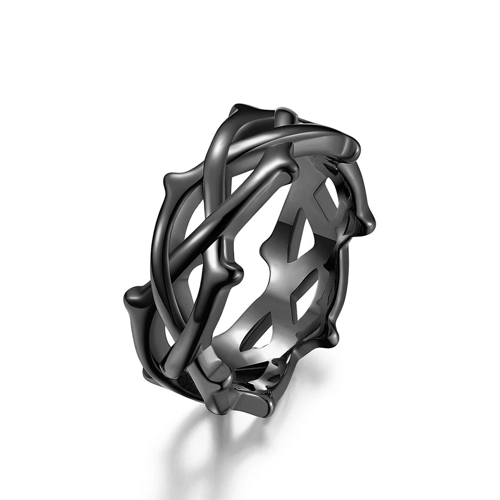 Simple Punk Link Chain Ring — Stainless Steel