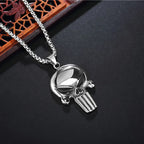 Fashion Retro Punk Skull Men's Pendant Necklace Vintage Hip Hop Titanium Steel Stainless Steel Necklace Gifts Wholesale