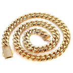 Stainless Steel Cuban Chain Necklace Miami 12MM