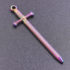 Sword Dagger Wing Pendants DIY Necklace Making — Stainless Steel
