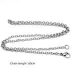 Chinese Dragon Medallion Pendant Necklace — Silver-Tone