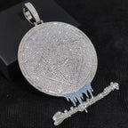 Letter Pendant Necklace Stainless Steel