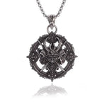 Delicate Antique Silver Color Seraph Prayer Good Luck Necklace Pendant Men Women Anniversary Amulet Jewelry Gift