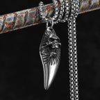 Cross Skull Pendant Necklace Stainless Steel