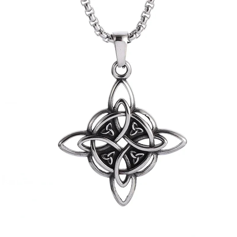 Cat Wings Animal Pendant Necklace — Silver