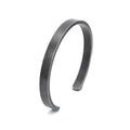 Black Cuff Bracelet — Stainless Steel