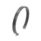 Black Cuff Bracelet — Stainless Steel