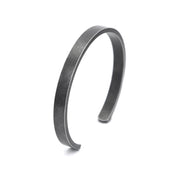 Black Cuff Bracelet — Stainless Steel