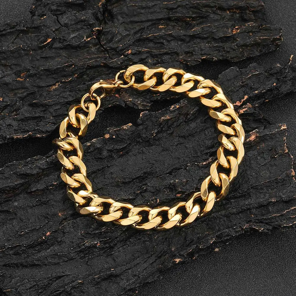 Cuban Bracelet Stainless Steel 11MM Miami